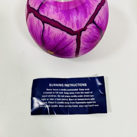 VTG 90s Magic Glowing Candle Handmade Purple Approx 4” Diameter NIB RARE FIND - Picture 5 of 6